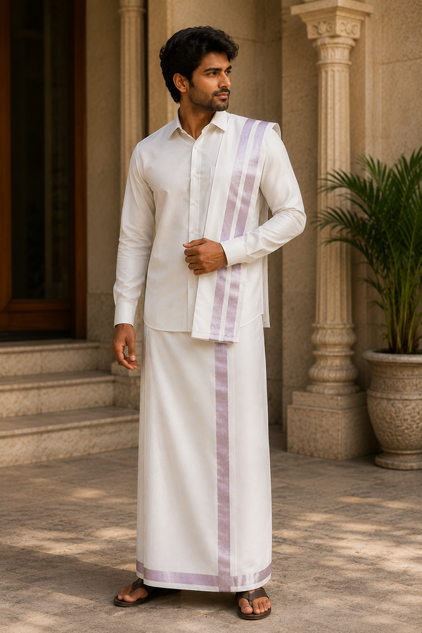 Vastee + Shirt + Salva Set - Purple