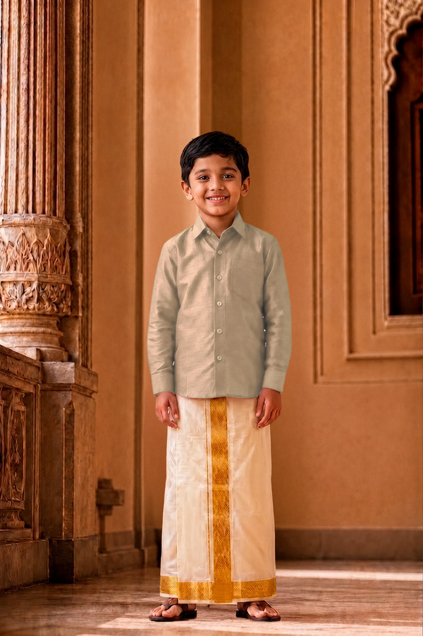 Silk Line Kids Shirt - Regular Fit - Plum Wine (2101)