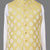Yellow Brocade Nehru Jacket | Gold Paisley Embroidered Festive Waistcoat