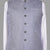 Grey Paisley Brocade Nehru Jacket for Men | Premium Indian Ethnic Waistcoat