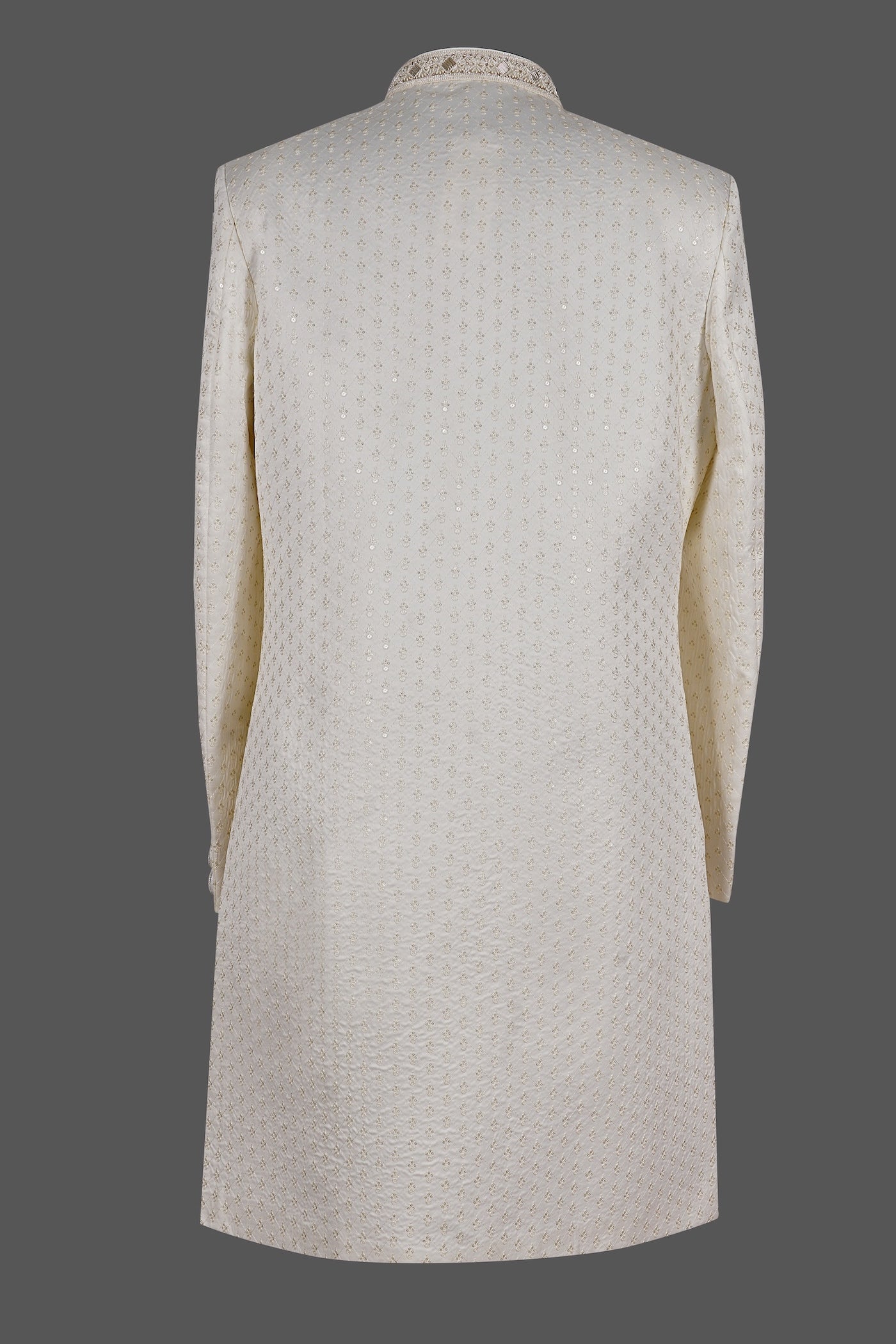 Ivory Embroidered Sherwani for Men – Luxury Wedding & Groom Wear
