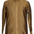 Bronze Gold Satin Shirt for Men | Indo-Western Formal