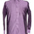 Lavender Purple Satin Shirt for Men | Indo-Western