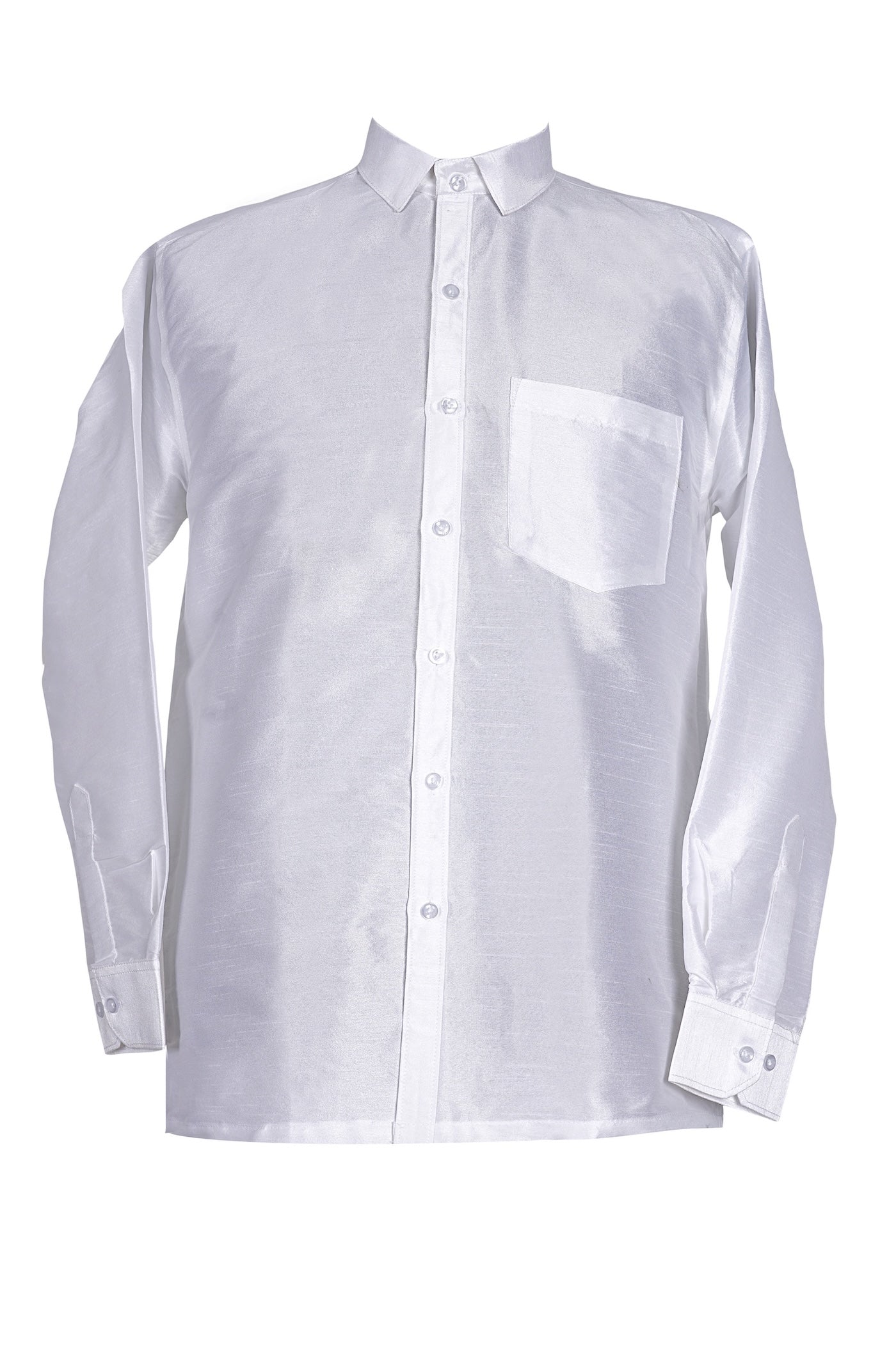 Off-White Silk Shirt for Men | Indo-Western Formal