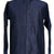 Navy Blue Silk Shirt for Men | Indo-Western Formal