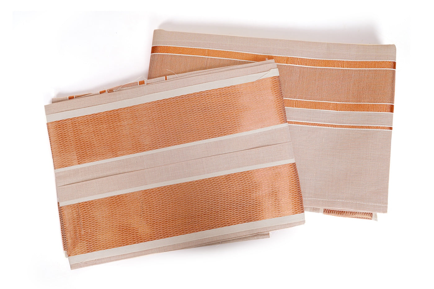 Beige Gold Zari Dhoti | Traditional Cotton Veshti for Men