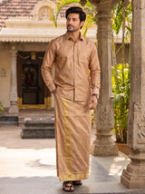 Ashwin Pattern Shirt & Vastee Set