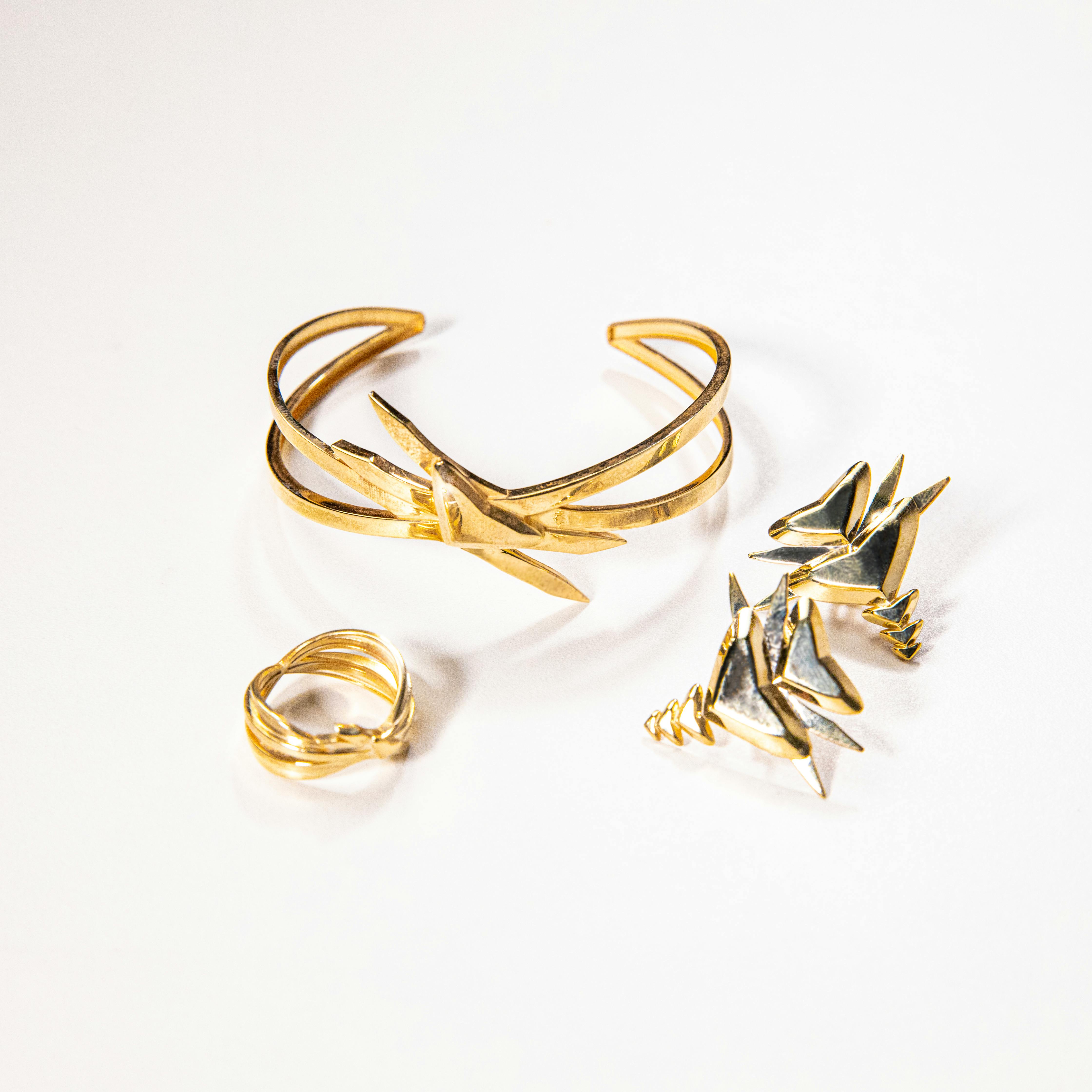 Traditional Gold Earrings