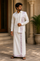 Vastee + Shirt + Salva Set - Purple