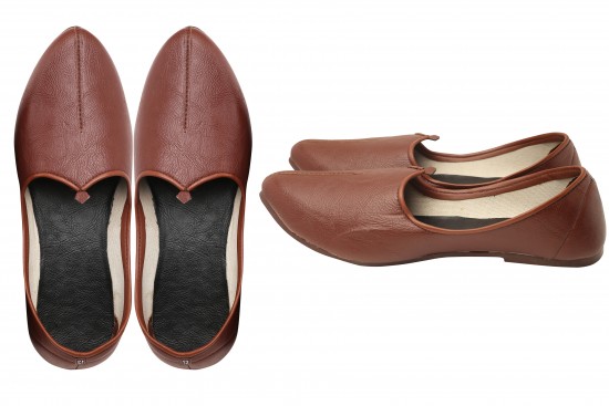 Brown Leather Casual Mojdi/Shoes