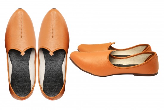 Apricot Leather Men's Mojdi/Shoes