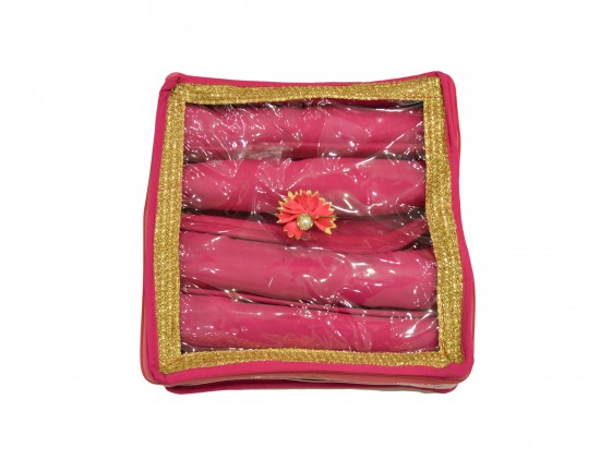 Traditional Pink Square Bangle Box