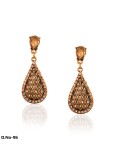 Antique Diamonds Gold with Pearls Earrings