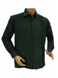 Dark Green Silk Shirt