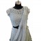 Net With Silver Embroidery Lehenga 