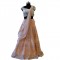 Off White & Light Peach With Embroidery Work Lehenga 