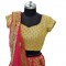 Gold & Pink With Gold Embroidery Lehenga 